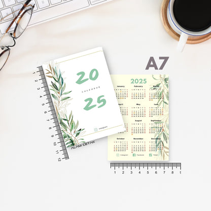 A6 / A7 2025 Calendar 100-500pcs C9