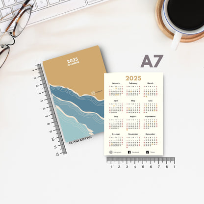 A6 / A7 2025 Calendar 100-500pcs C1