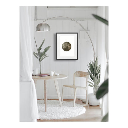 Ikea Knoppang wall art deco 40 x 50cm including minimalist alam cetak picture frame moon / nature design