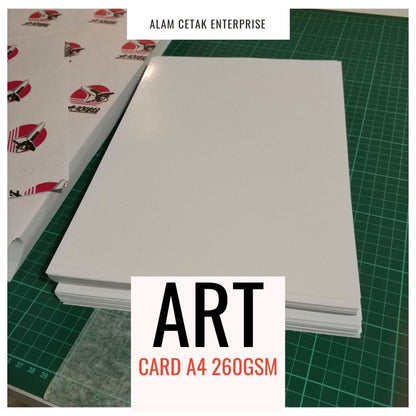 Art Card A4 260gsm 100 sheets