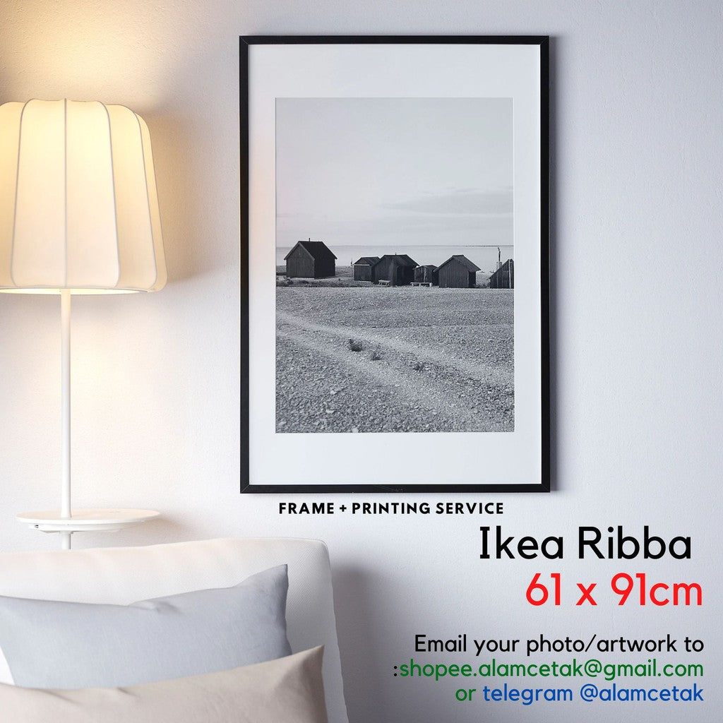 [Including Custom Photo Print Option] 61 x 91cm Ikea Frame Ribba