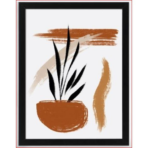 Ikea Fiskbo wall art deco 30 x 40cm including minimalist alam cetak picture frame leaf / nature design