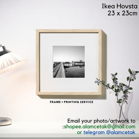 [Including Photo Print Option] 23 x 23cm Ikea Square Frame Hovsta