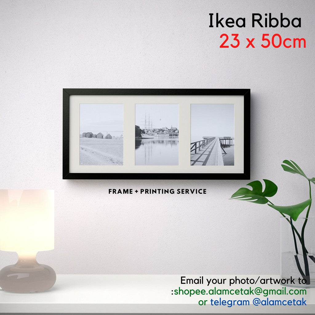 [Including Custom Photo Print Option] 50 x 23cm Ikea Frame Rodalm