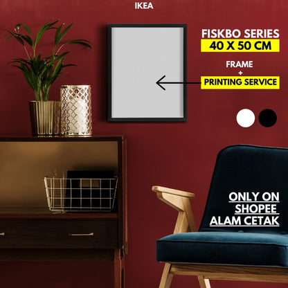 [Including customize Photo Print Option] 40 x 50cm Ikea Fiskbo