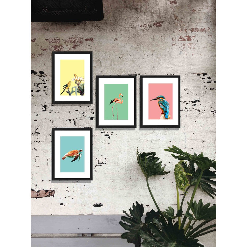 Ikea Fiskbo Wall art deco 30 x 40cm , 30x40 , 30x40cm including minimalist alam cetak picture frame animal design