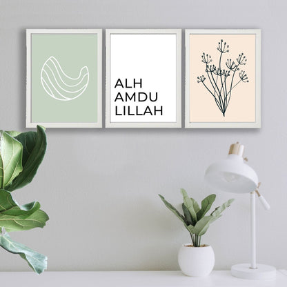 Ikea Fiskbo wall art deco 30 x 40cm including minimalist alam cetak picture frame leaf / nature design