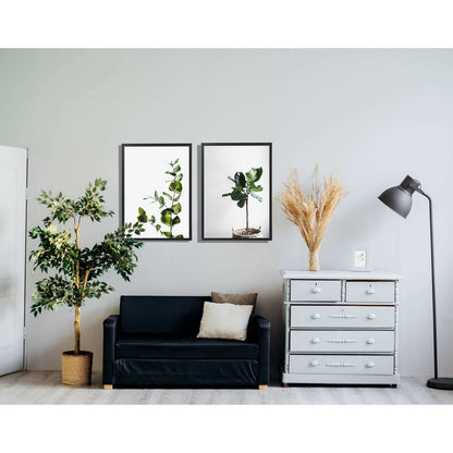 Ikea fiskbo wall deco 50 x 70cm including minimalist / modern alam cetak picture frame leaf design