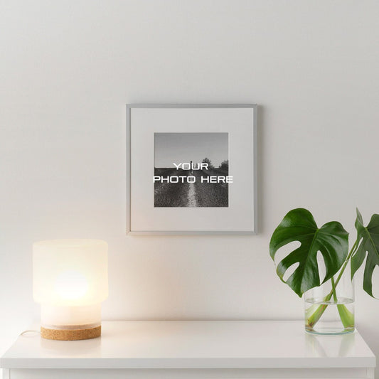 [Including Custom Photo Print Option] 32 x 32cm Ikea Square Frame Lomviken