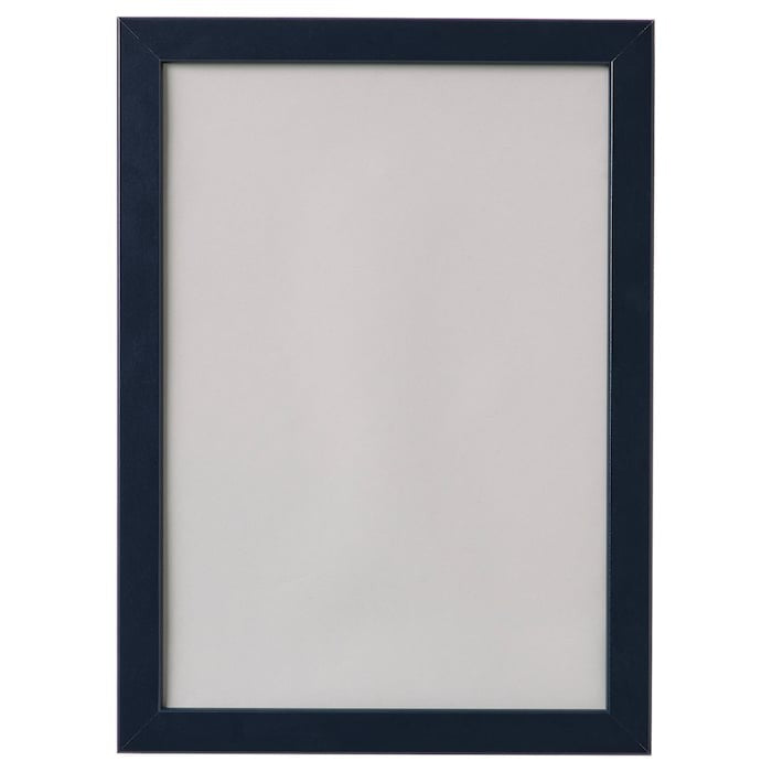 [Including Custom Photo Print Option] New Dark Blue 21 x 30cm Ikea Frame Fiskbo