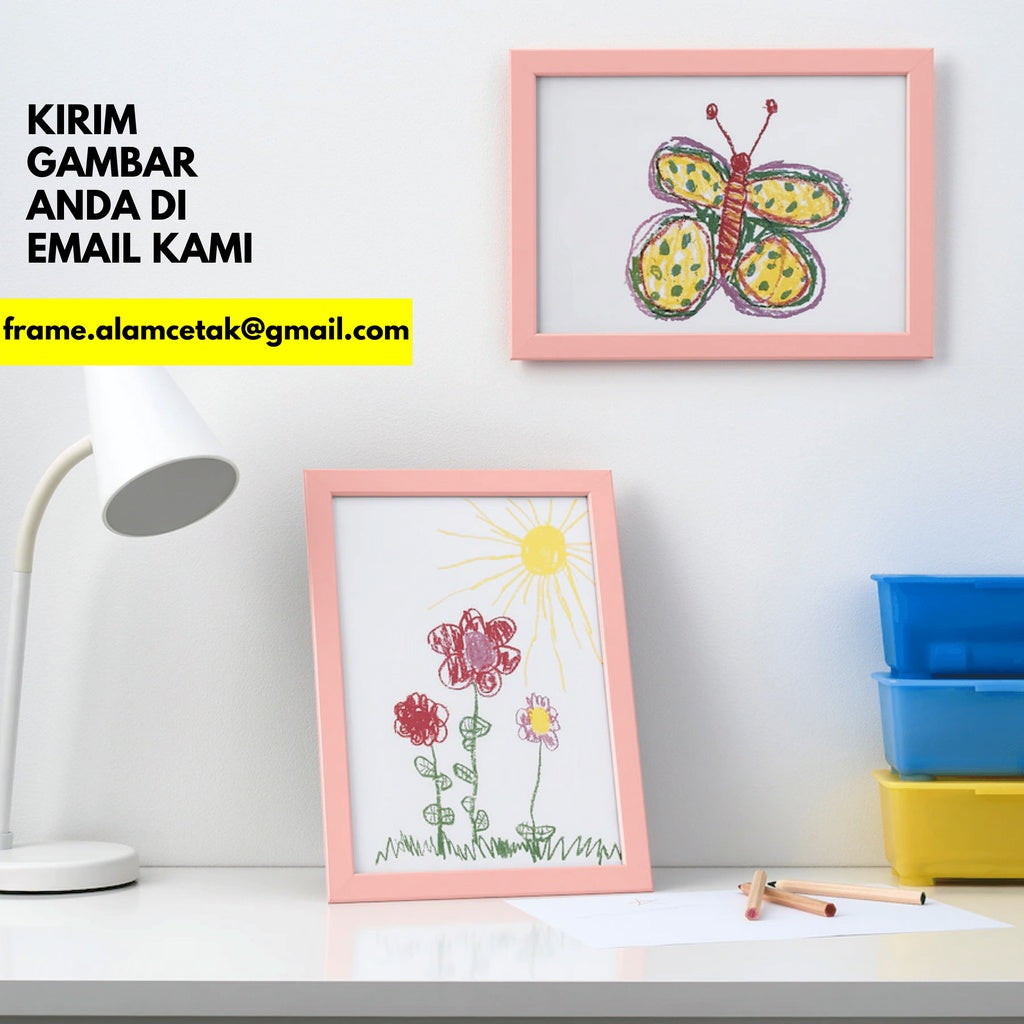 [Including Custom Photo Print Option] 21 x 30cm Ikea Frame Fiskbo