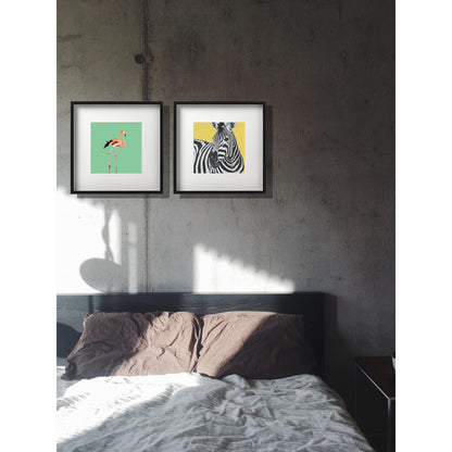 Ikea Ribba wall frame deco 50 x 50cm including minimalist / modern alam cetak photo animal / bedroom design