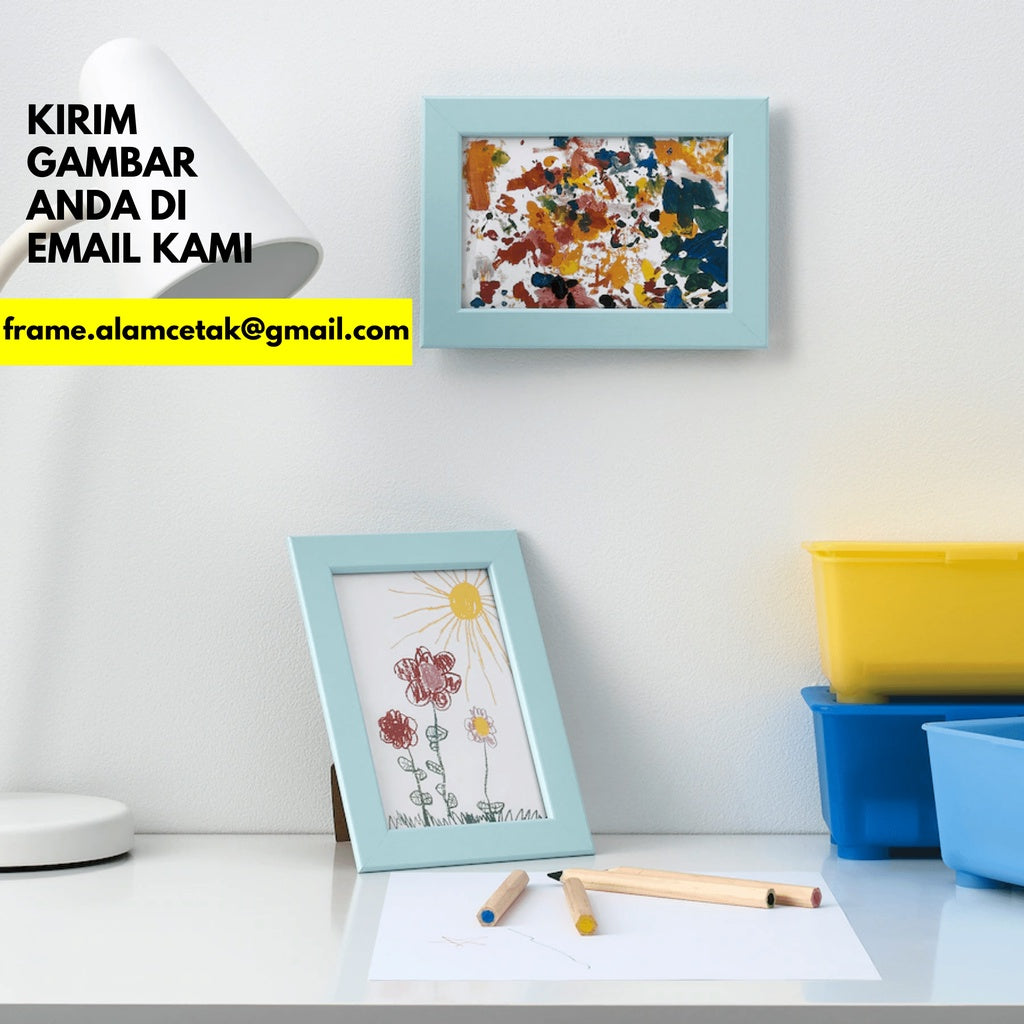 [Including Custom Photo Print Option] 10 x 15cm 4R size Ikea Frame Fiskbo