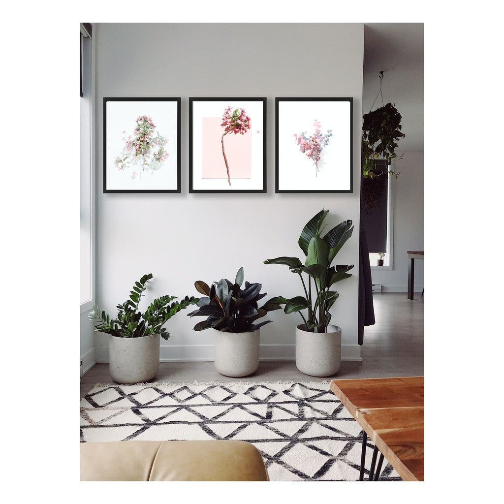 Ikea Fiskbo wall art deco 40 x 50cm including minimalist alam cetak picture frame floral / nature design