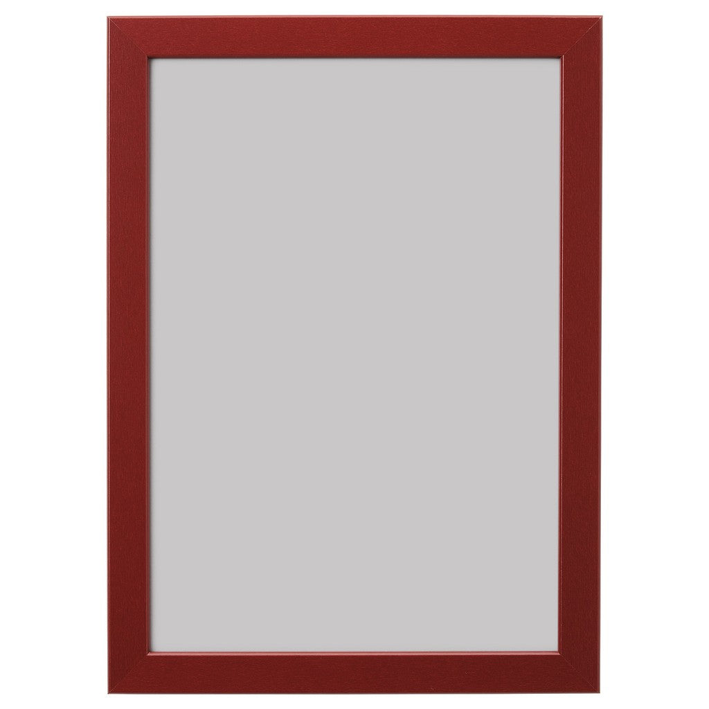 [Including Custom Photo Print Option] New Dark Red 21 x 30cm Ikea Frame Fiskbo