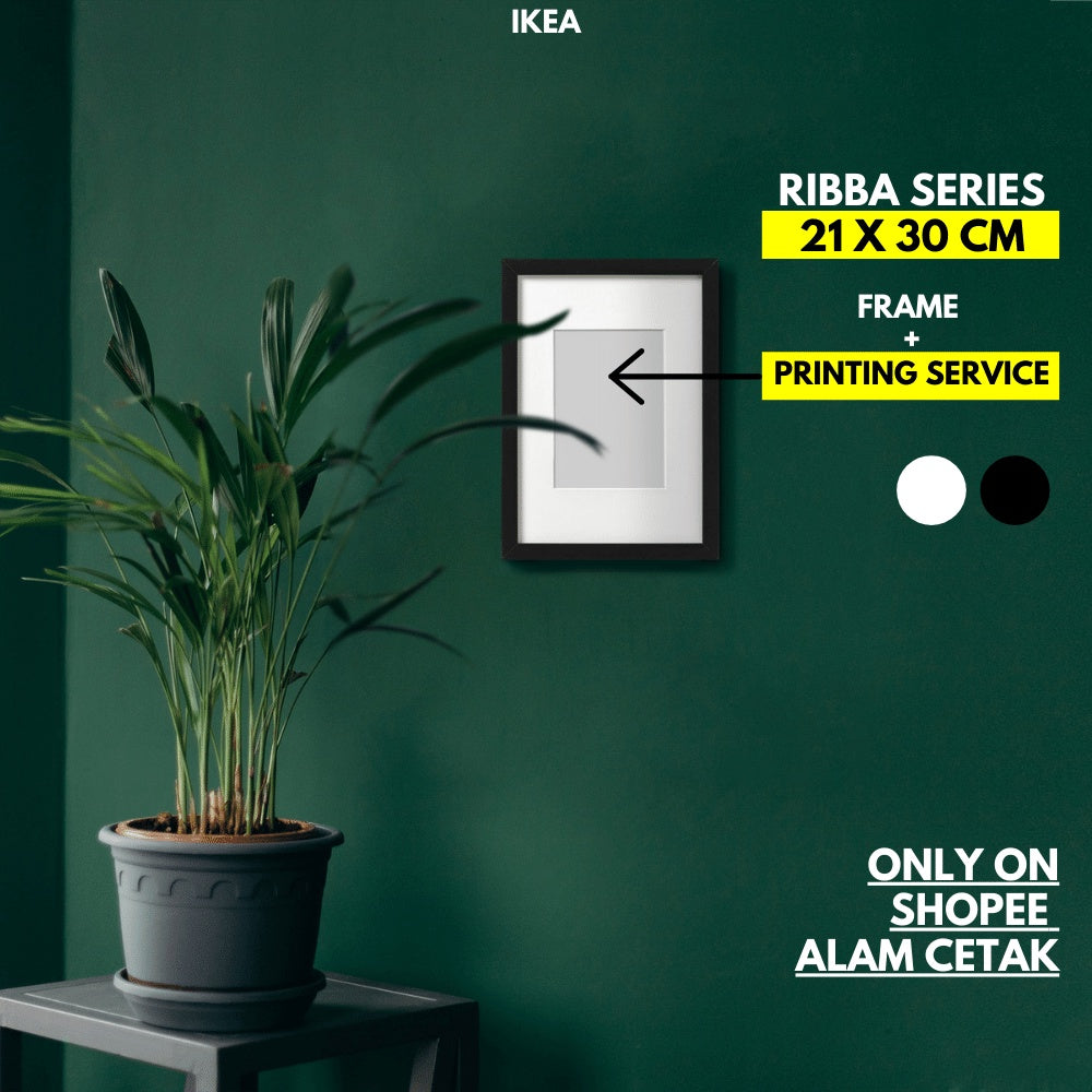 [Including Custom Photo Print Option] 21 x 30cm A4 Ikea Frame Rodalm