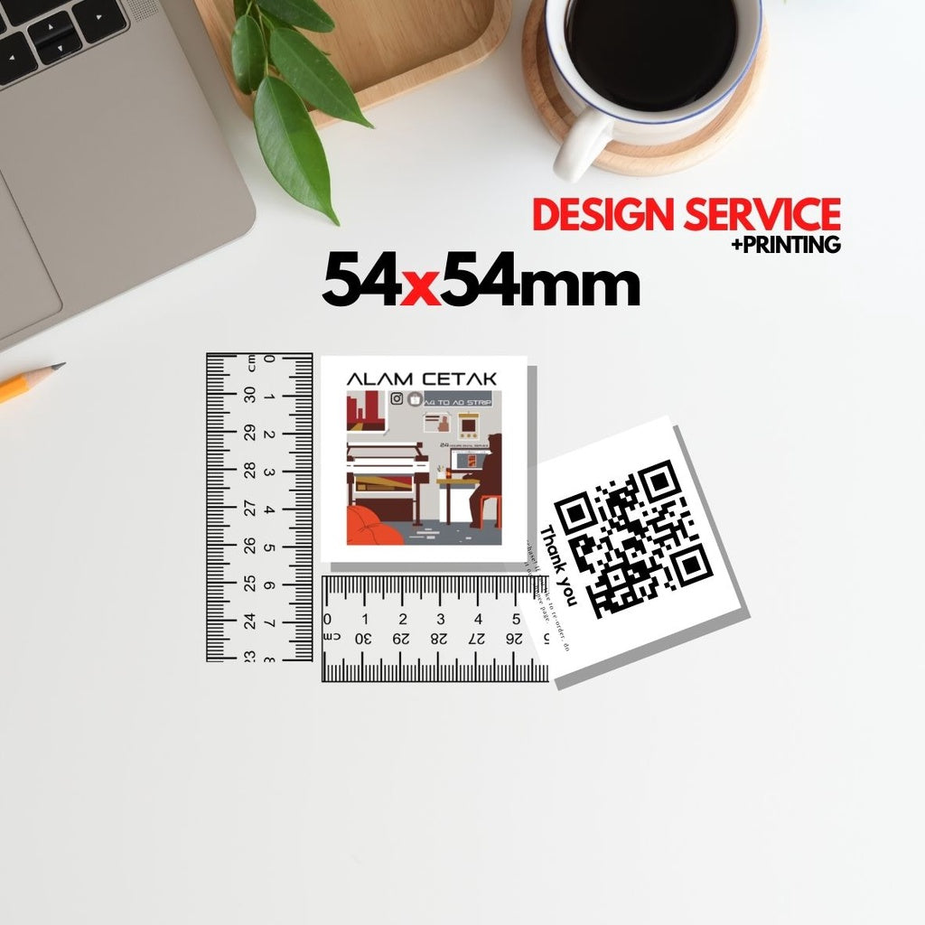 Pre order 3-7 working days (Double Side Artcard 260gsm) Custom Size + Design Services