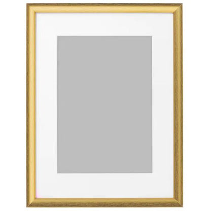 [Including Custom Photo Print Option] 30 x 40cm , 30x40 , 30x40cm Ikea Gold Photo Frame Gambar Silverhojden