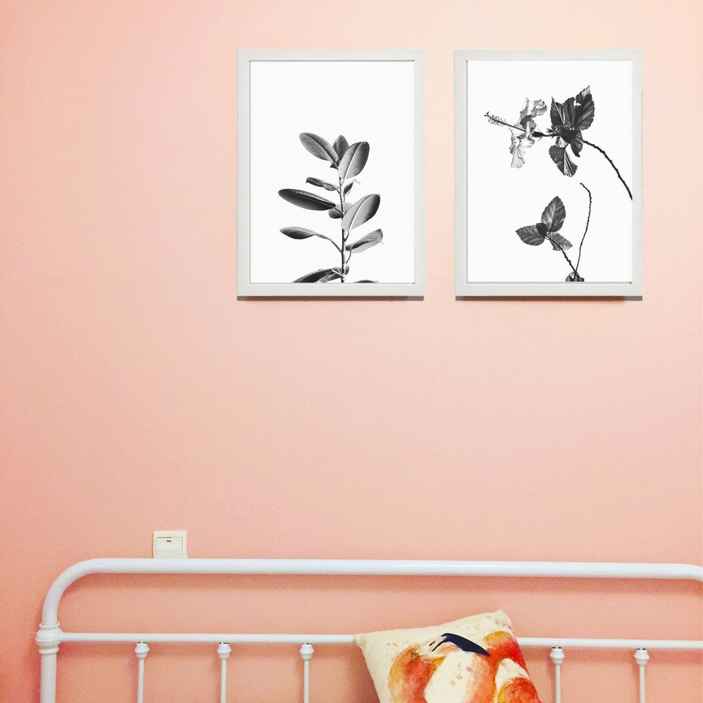 Ikea Fiskbo wall art deco 30 x 40cm including minimalist alam cetak picture photo frame leaf / nature design bedroom