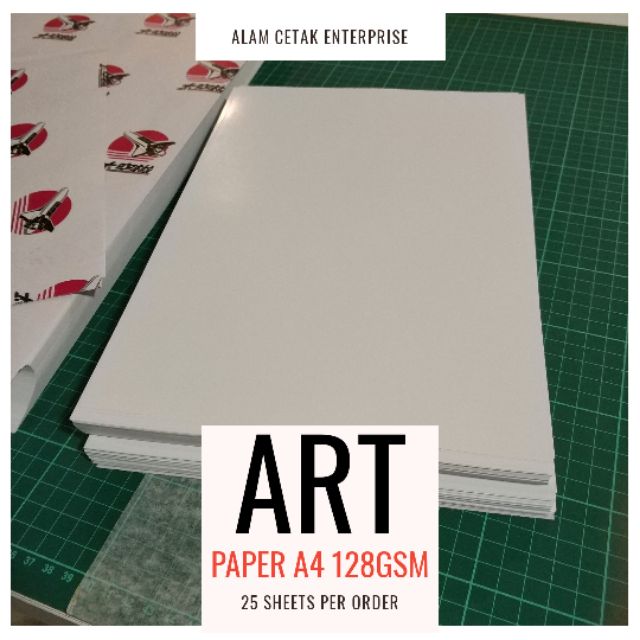 A4 128gsm Art Paper 20 sheets