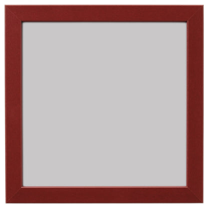 [Including Custom Photo Print Option] New Dark Red 21 x 21cm Ikea square Frame Fiskbo