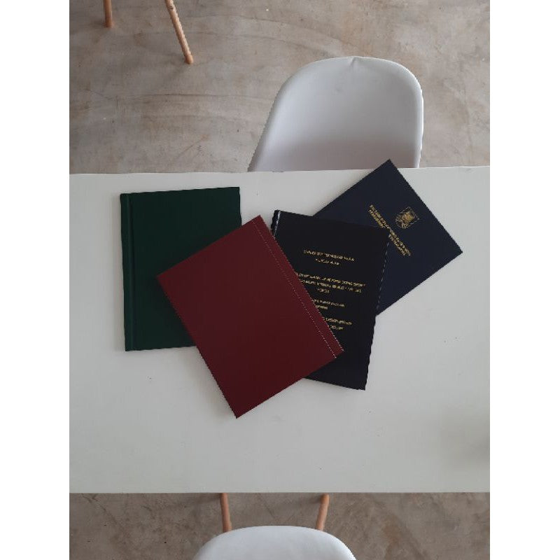 Thesis hardcover for University