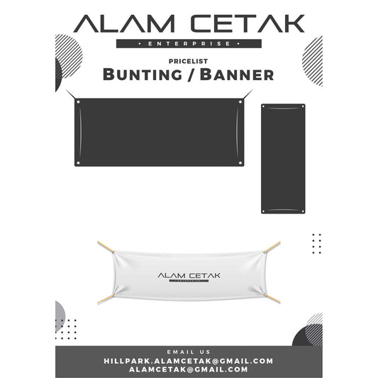 Banner , Bunting 380gsm