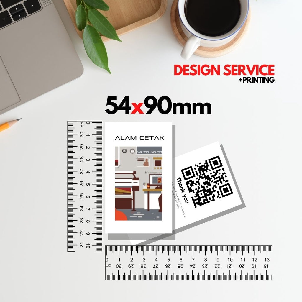 Pre order 3-7 working days (Double Side Artcard 260gsm) Custom Size + Design Services