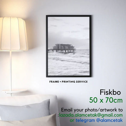 [Including Custom Photo Print Option] 50 x 70cm 50x70 Ikea Frame Fiskbo