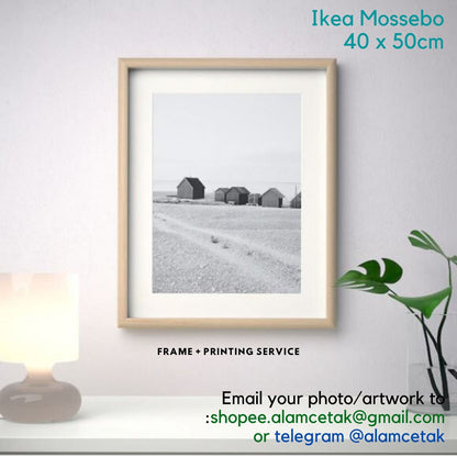 [Including Custom Photo Print Option] 40 x 50cm Ikea Frame Mossebo