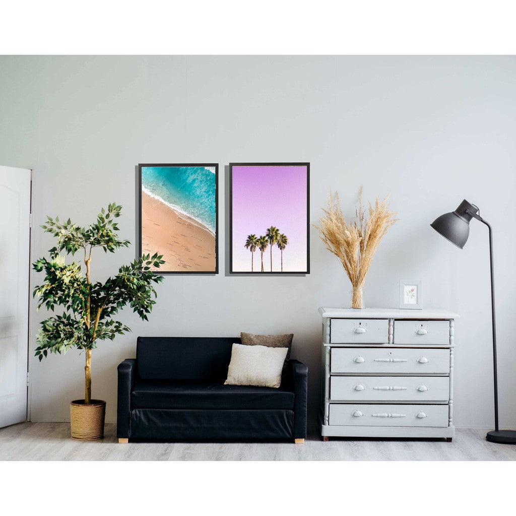 Ikea Fiskbo wall deco 50 x 70cm including minimalist alam cetak picture frame beach design