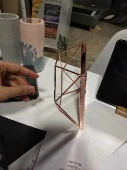 Rose Gold floating Nordic style table frame