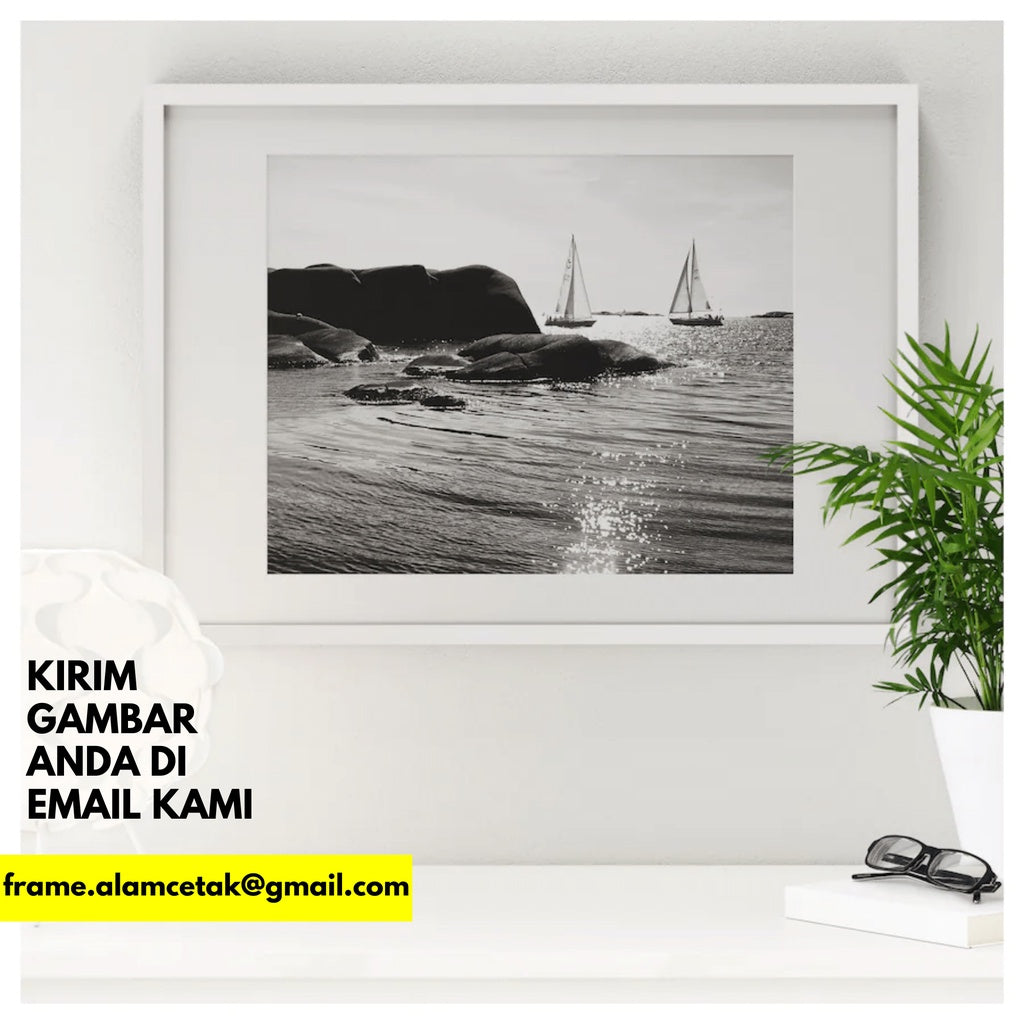 [Including Custom Photo Print Option] 30 x 40cm , 30x40 , 30x40cm Ikea Frame Gambar Ribba