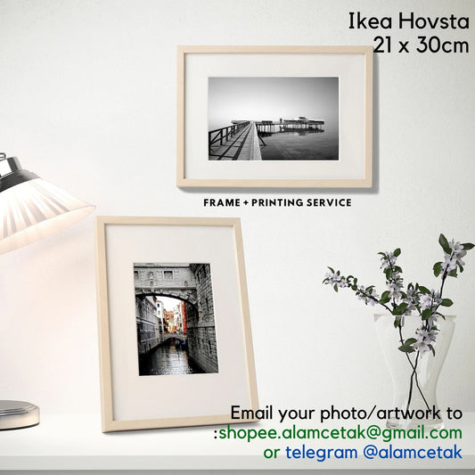 [Including Custom Photo Print Option]  21 x 30cm Ikea Frame Hovsta