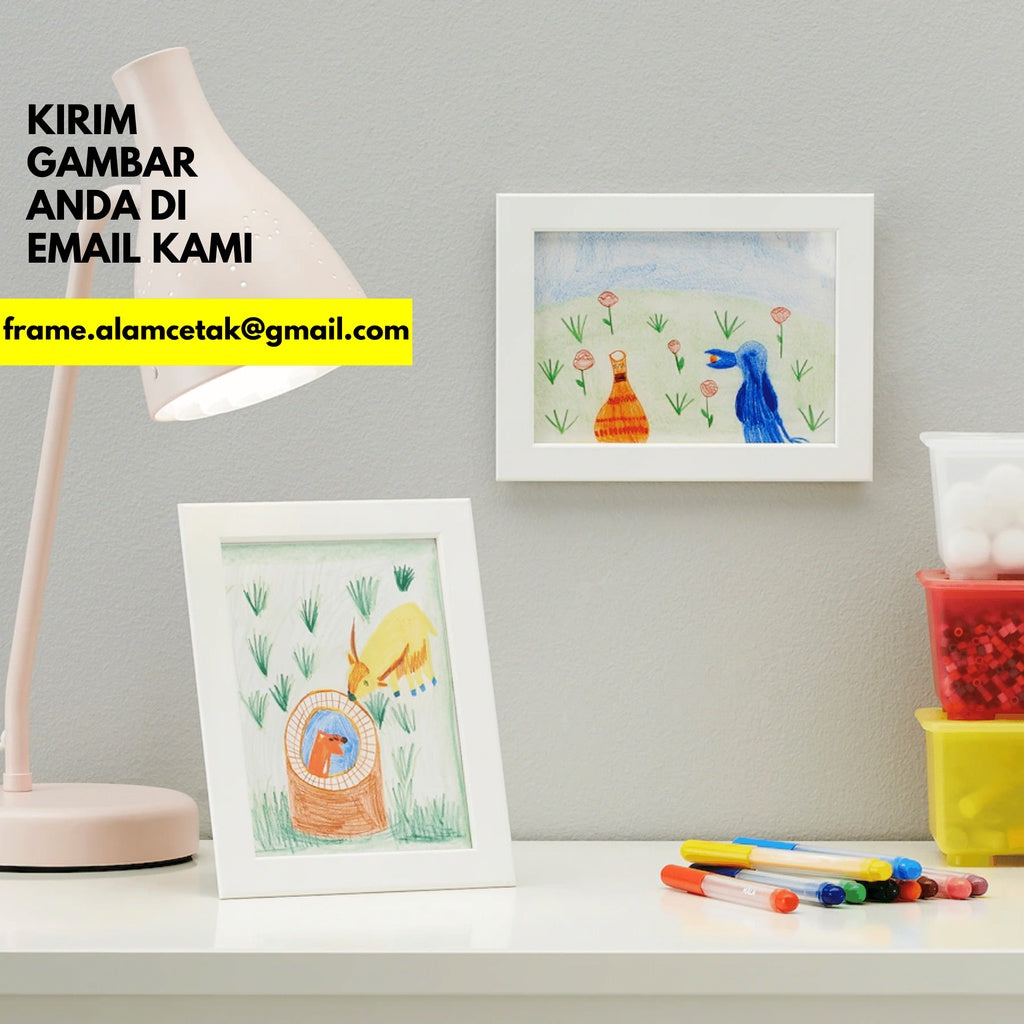 [Including Custom Photo Print Option] 13 x 18cm Ikea frame Fiskbo