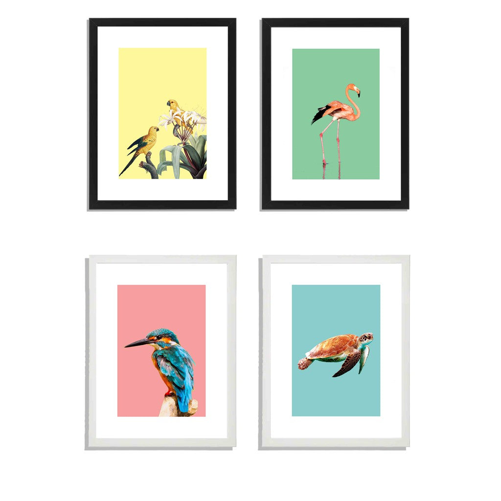 Ikea Fiskbo Wall art deco 30 x 40cm , 30x40 , 30x40cm including minimalist alam cetak picture frame animal design