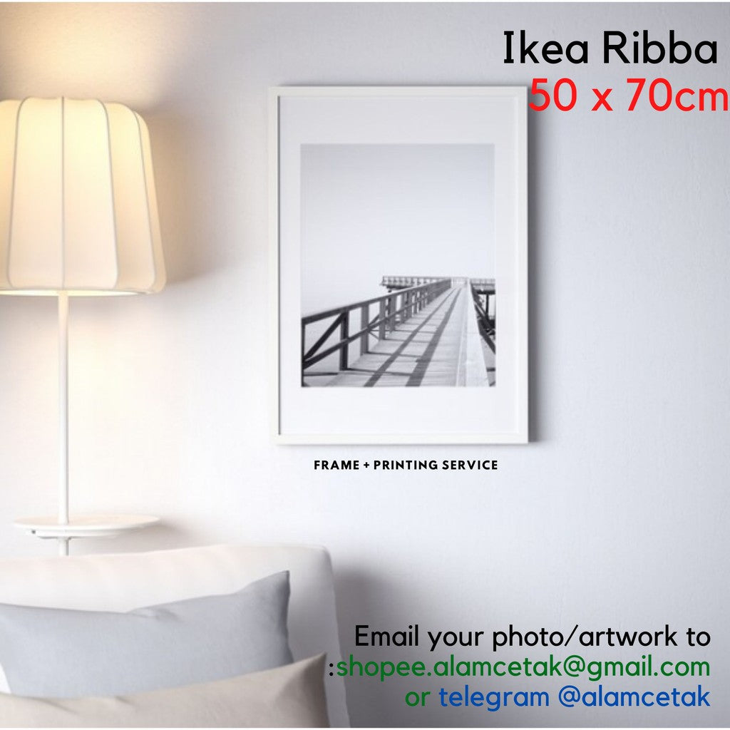 [Including Custom Photo Print Option] 50 x 70cm Ikea Frame Rodalm