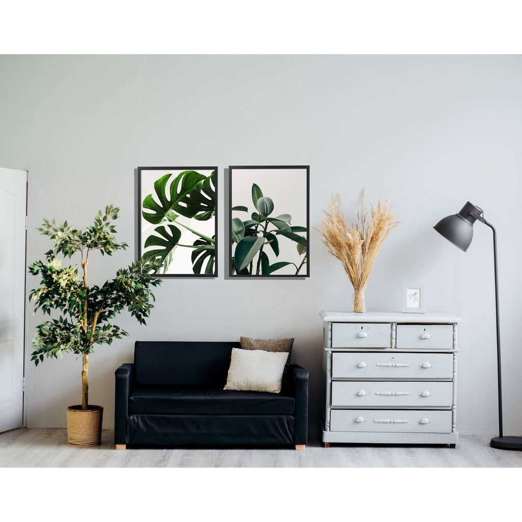 Ikea fiskbo wall deco 50 x 70cm including minimalist / modern alam cetak picture frame leaf design