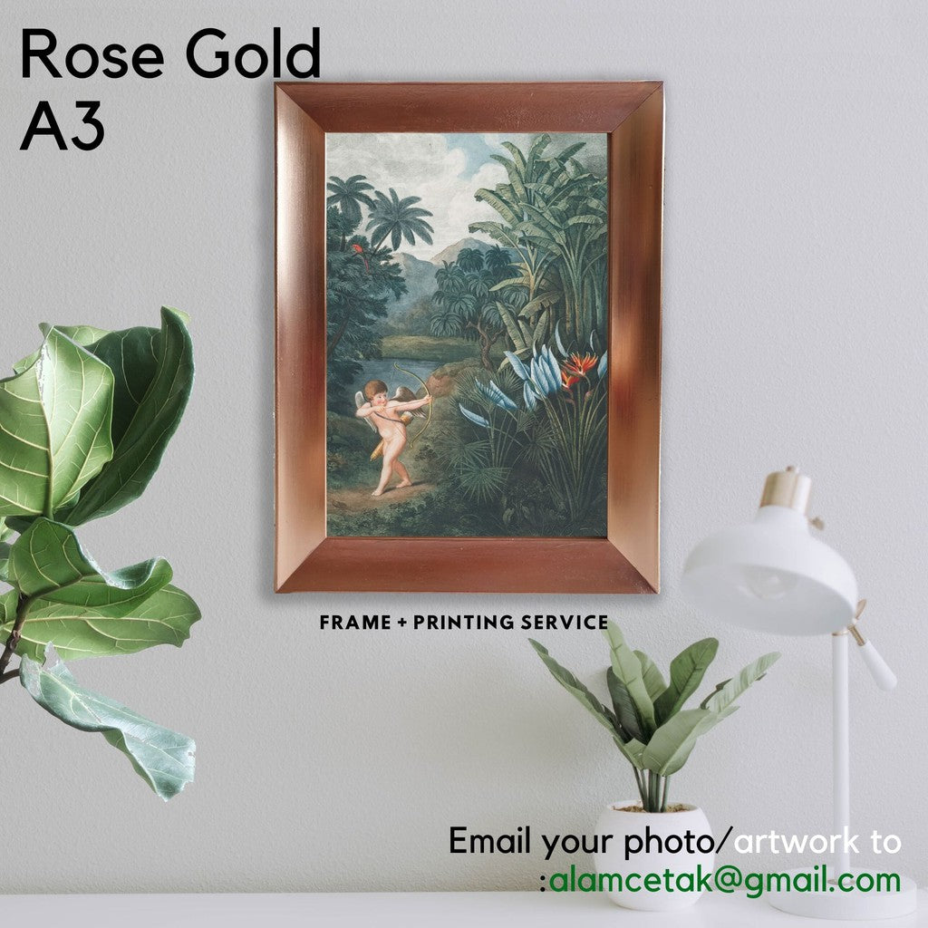 [Including Custom Photo Print Option] Rose Gold A3 42 x 29cm Kaison limited edition photo frame