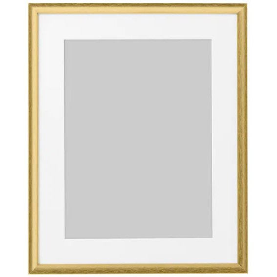 [Including Custom Photo Print Option] 40 x 50cm Ikea Gold Photo Frame Silverhojden