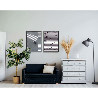 Ikea fiskbo wall deco 50 x 70cm including minimalist / modern alam cetak photo asphlat design