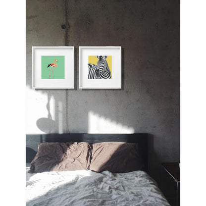 Ikea Ribba wall frame deco 50 x 50cm including minimalist / modern alam cetak photo animal / bedroom design