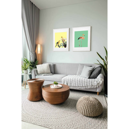 Ikea Fiskbo wall frame deco 50 x 70cm including minimalist / modern alam cetak photo animal / living room design