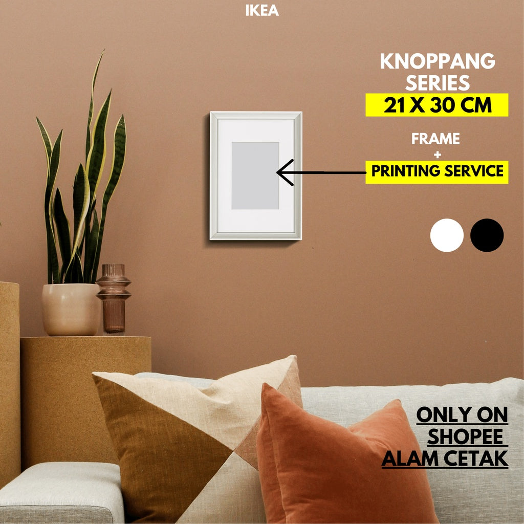 [Including Custom Photo Print Option] 21 x 30cm size A4  Ikea Frame Knoppang