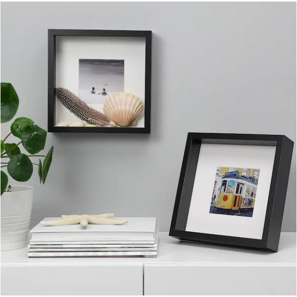 [Including Custom Photo Print Option] 25 x 25cm Ikea square Frame Sannahed