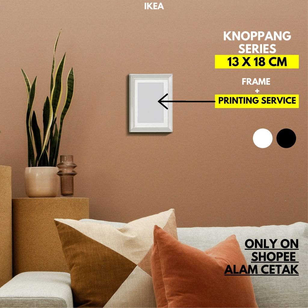 [Including Custom Photo Print Option] 13 x 18cm Ikea Frame Knoppang