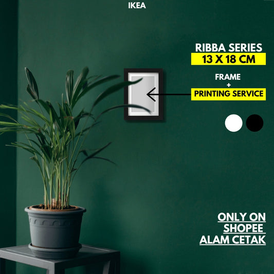 [Including Custom Photo Print Option] 13 x 18cm ikea Frame Rodalm, frame size 5r, photo size 4r