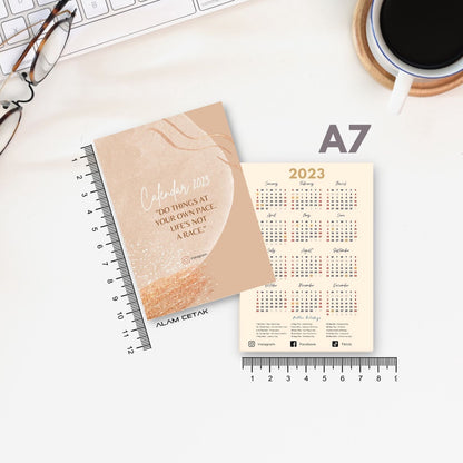 A6 / A7 2023 Calendar 100-500pcs C3