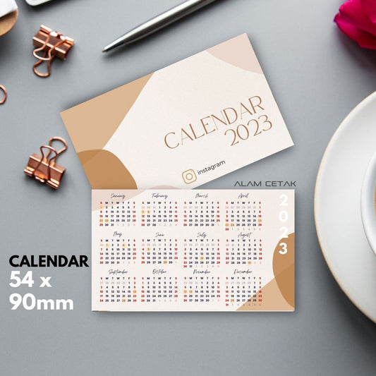 Pocket Size 2023 Calendar 100-100pcs sc2