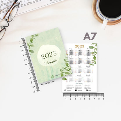 A6 / A7 2023 Calendar 100-500pcs C8